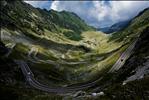Wide view over the northern Transfagarasan
